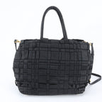 Prada Tessuto Nylon Triangle Logo Braided 2-Way Shoulder Bag Crossbody Tote — view 5
