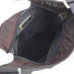 Prada Tessuto Nylon Triangle Logo Shoulder Bag Crossbody Messenger Black — view 7