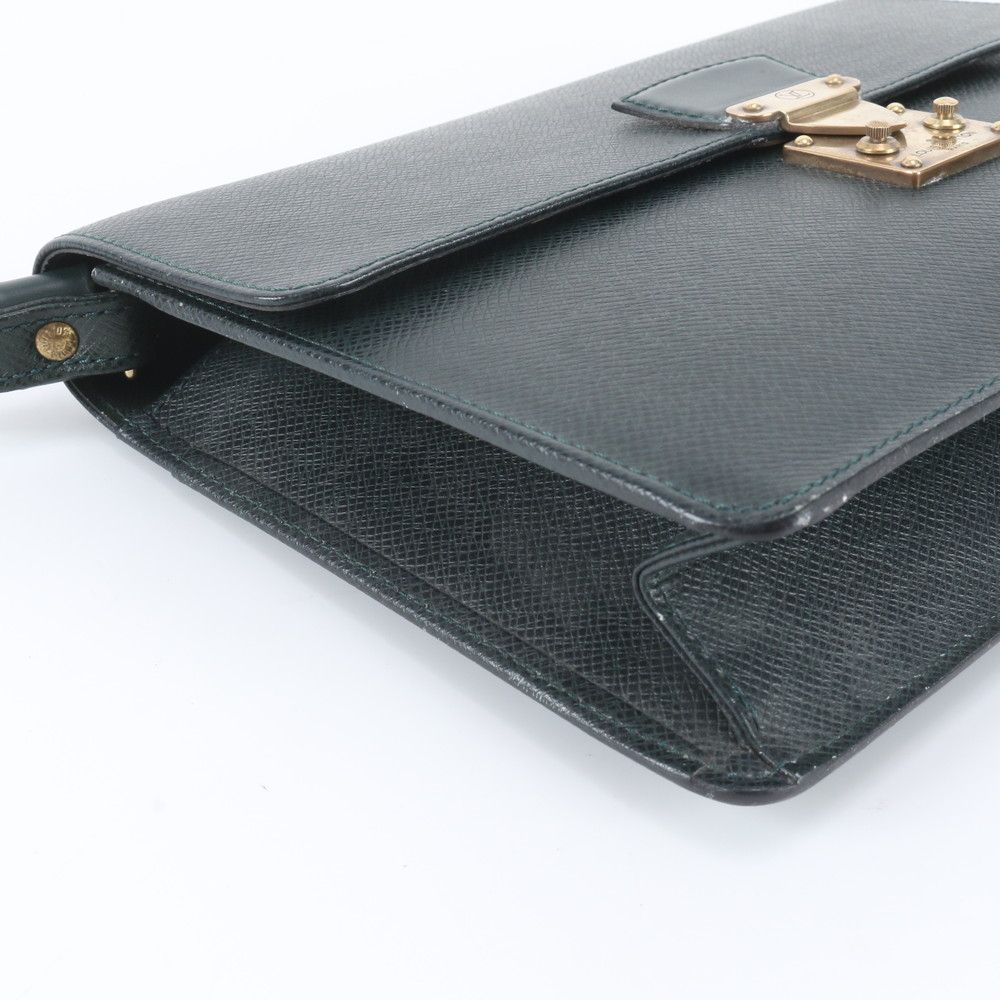 Louis Vuitton Taiga Pochette Clado Leather Clutch Pouch Business — view 6