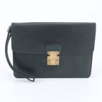 Louis Vuitton Taiga Pochette Clado Leather Clutch Pouch Business
