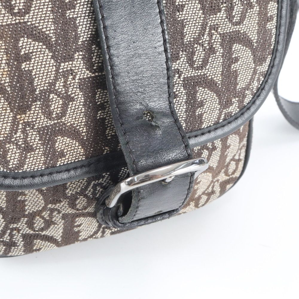Dior Trotter Leather Shoulder Bag Crossbody — view 8