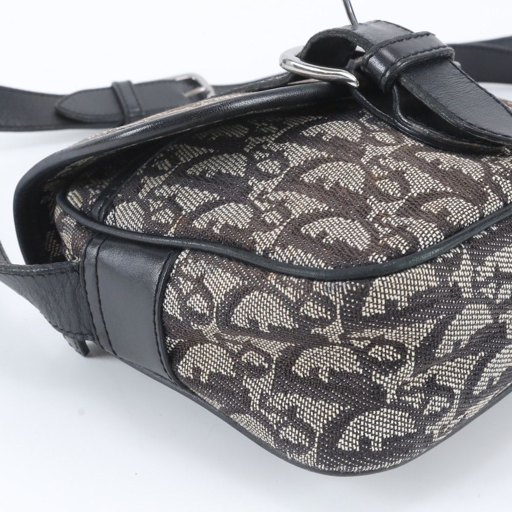 Dior Trotter Leather Shoulder Bag Crossbody — view 6