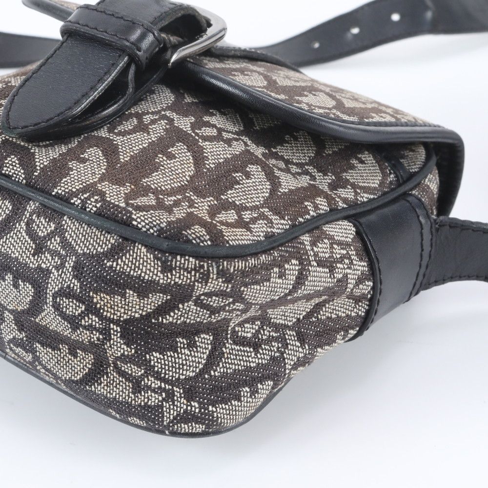 Dior Trotter Leather Shoulder Bag Crossbody — view 4
