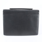 Louis Vuitton Taiga Angara Leather Business Document Briefcase Black — view 3
