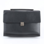 Louis Vuitton Taiga Angara Leather Business Document Briefcase Black
