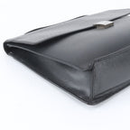 Louis Vuitton Taiga Angara Leather Business Document Briefcase Black — view 6