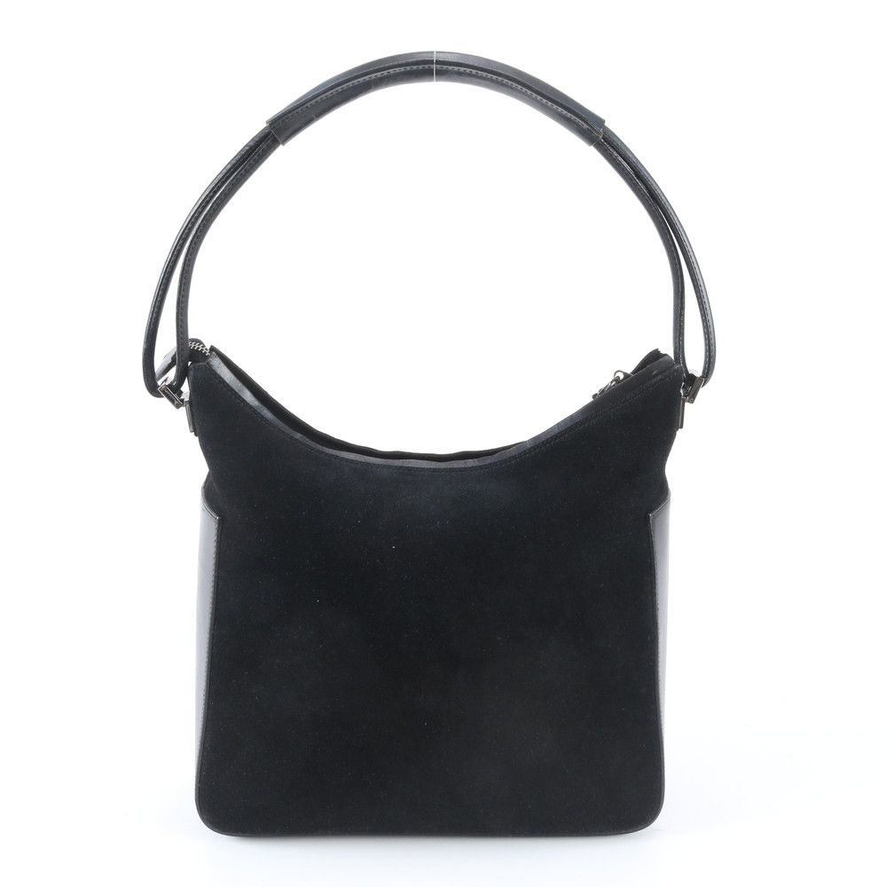 Gucci 001 Leather Oneshoulder Shoulder Bag Hand Black — view 3