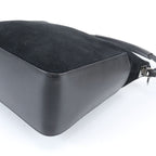 Gucci 001 Leather Oneshoulder Shoulder Bag Hand Black — view 4