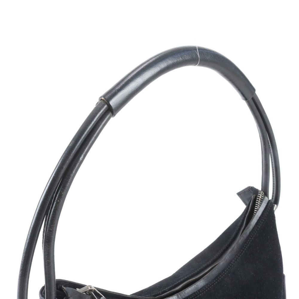 Gucci 001 Leather Oneshoulder Shoulder Bag Hand Black — view 2