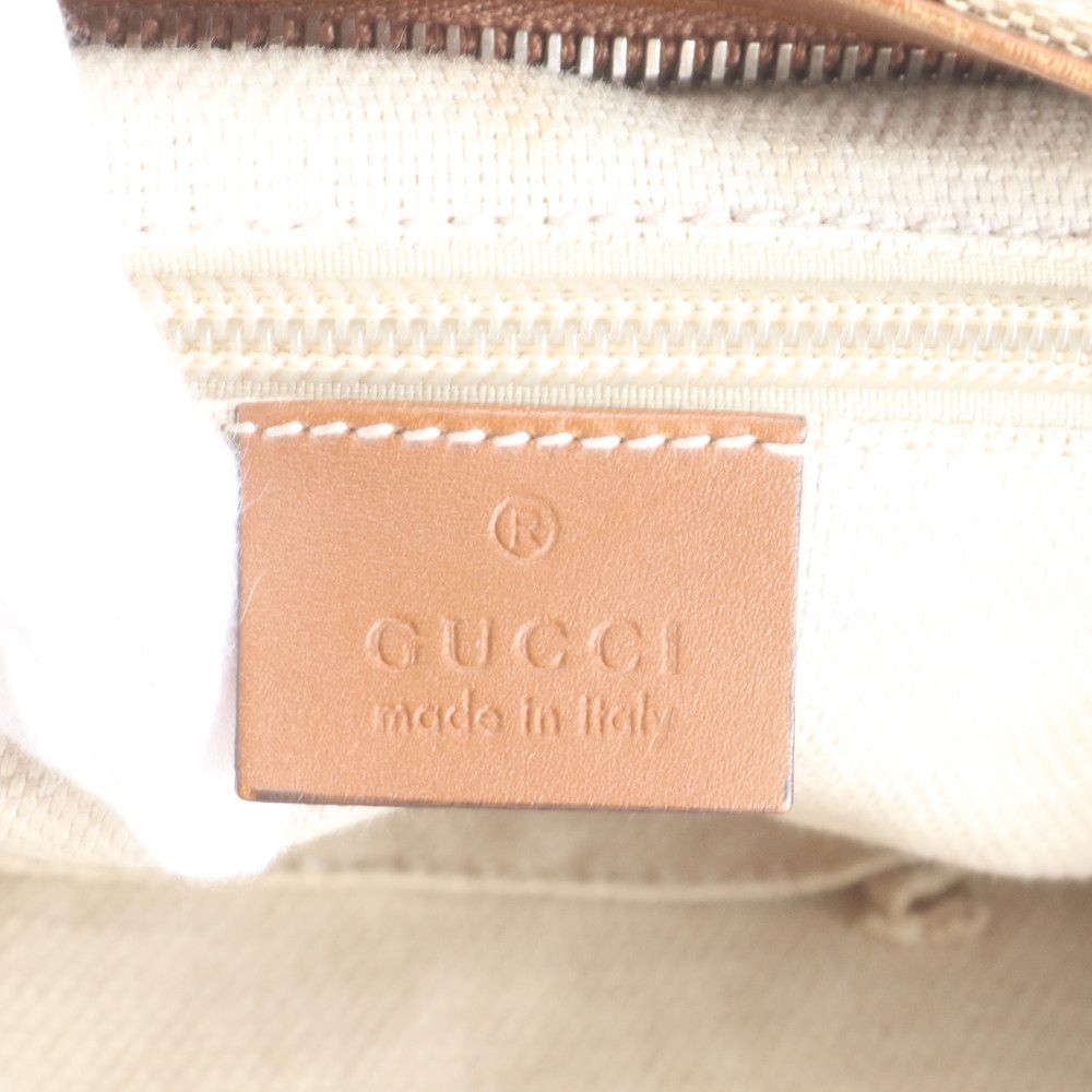 Gucci GG Canvas Leather Shoulder Bag Crossbody Messenger — view 8