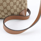Gucci GG Canvas Leather Shoulder Bag Crossbody Messenger — view 2