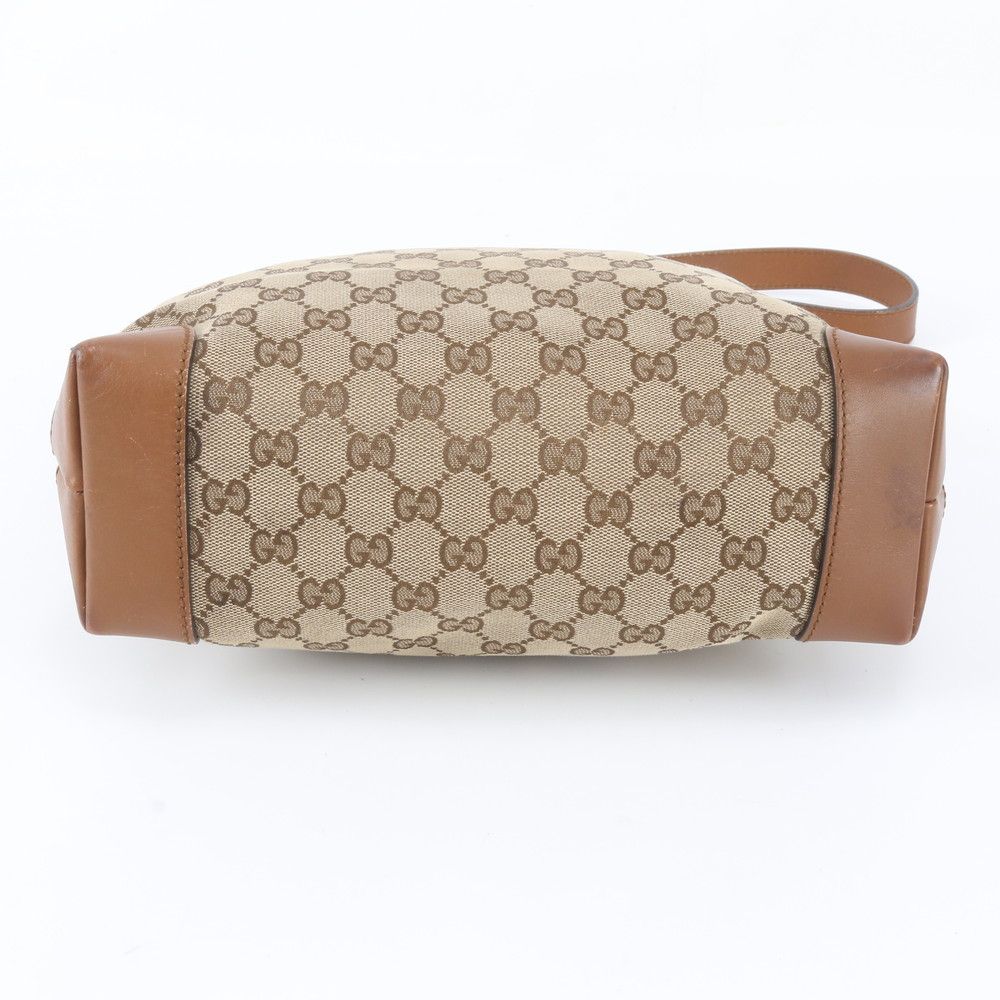 Gucci GG Canvas Leather Shoulder Bag Crossbody Messenger — view 5