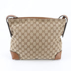 Gucci GG Canvas Leather Shoulder Bag Crossbody Messenger — view 3