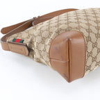 Gucci GG Canvas Leather Shoulder Bag Crossbody Messenger — view 6