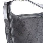 Gucci GG Canvas 001 Leather Oneshoulder Shoulder Bag Hand Black — view 8