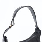 Gucci GG Canvas 001 Leather Oneshoulder Shoulder Bag Hand Black — view 2