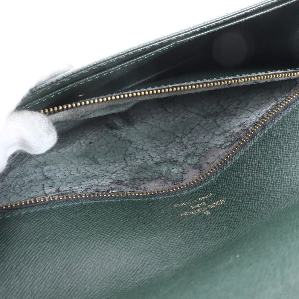 Louis Vuitton Taiga Pochette Clado Leather Clutch Pouch Business — view 9