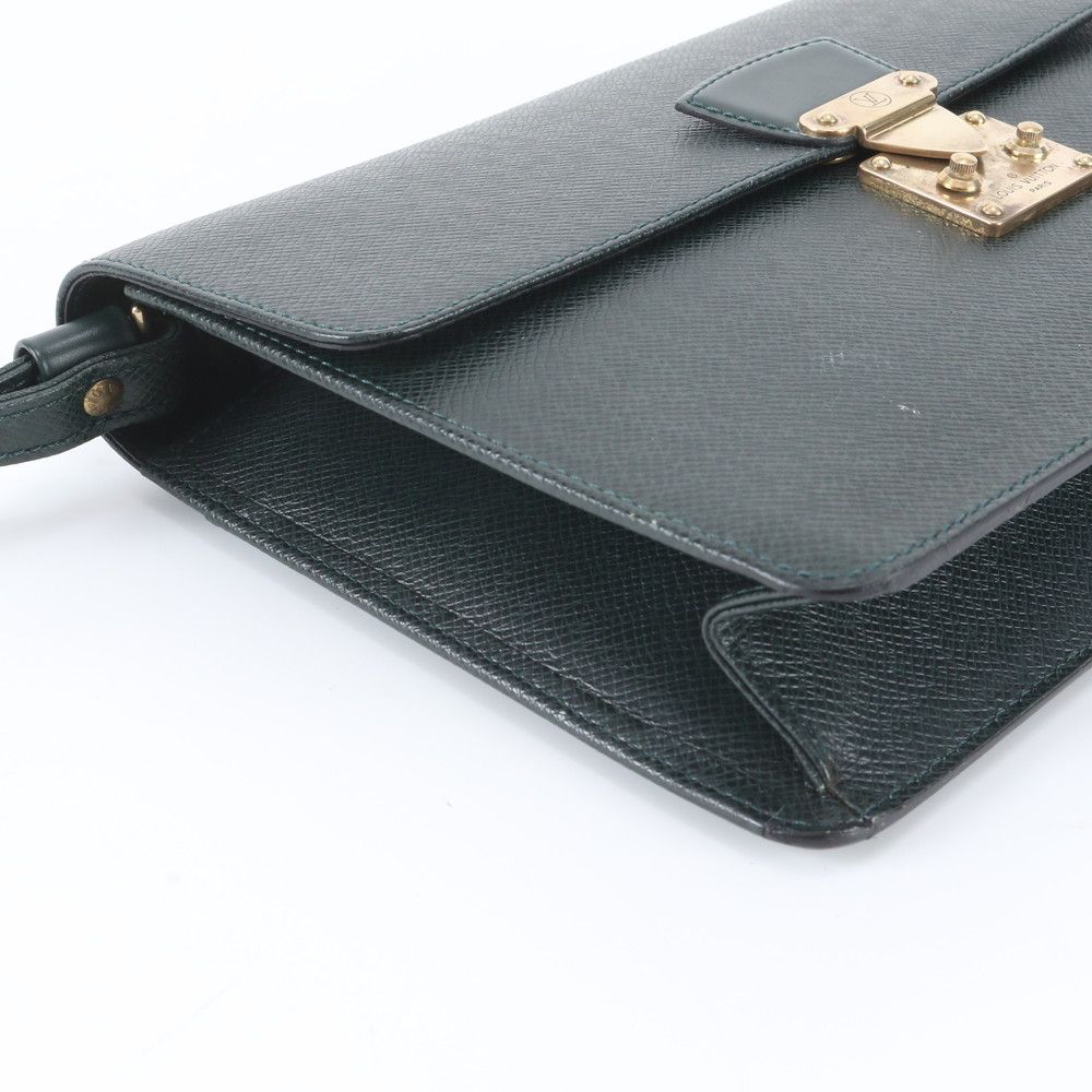 Louis Vuitton Taiga Pochette Clado Leather Clutch Pouch Business — view 6