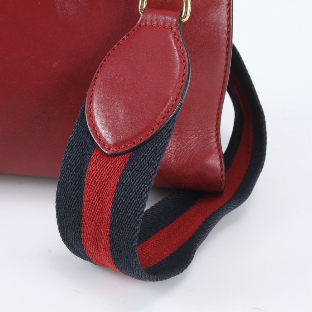 Gucci Bambu Nymphaea Leather 2-Way Shoulder Bag Crossbody Hand — view 3