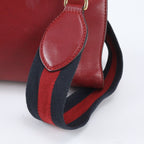Gucci Bambu Nymphaea Leather 2-Way Shoulder Bag Crossbody Hand — view 3