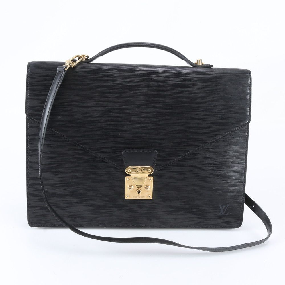 Louis Vuitton Epi Porto Documan Bandouliere 2-Way Business Bag Crossbody