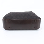 Gucci GG Canvas Leather Handbag with Tote Pouch Brown — view 5