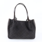 Gucci GG Canvas Leather Handbag with Tote Pouch Brown — view 3