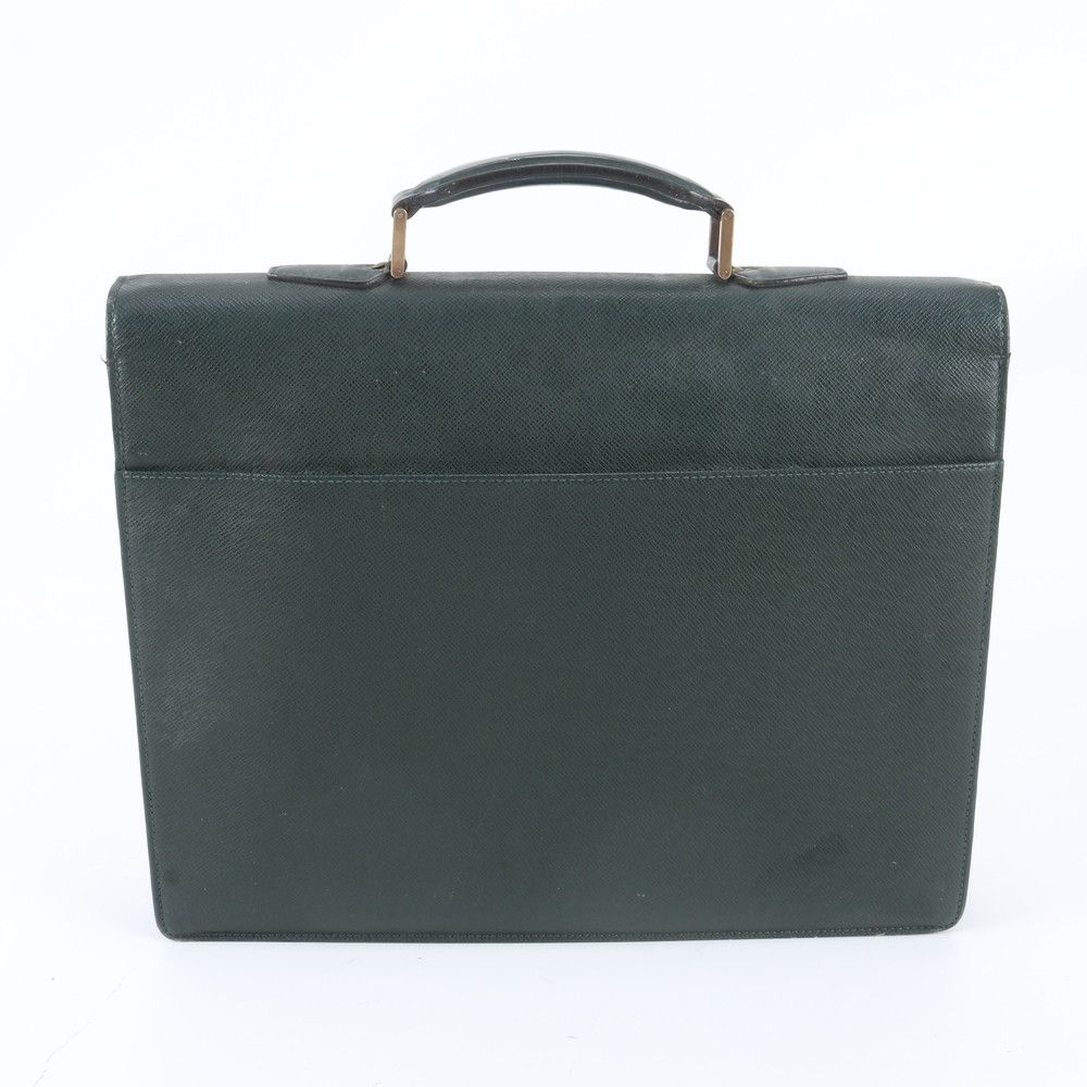 Louis Vuitton Taiga Moscova Leather Business Document Briefcase Tote — view 3