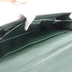 Louis Vuitton Taiga Moscova Leather Business Document Briefcase Tote — view 8