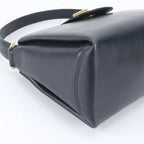 Gucci Logo lock Leather Oneshoulder Shoulder Bag Hand Navy — view 6