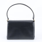 Gucci Logo lock Leather Oneshoulder Shoulder Bag Hand Navy — view 3
