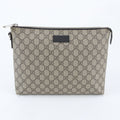 Gucci GG Supreme Leather Clutch Pouch Business