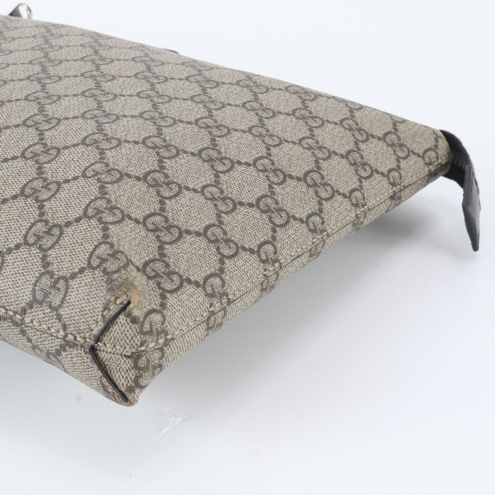 Gucci GG Supreme Leather Clutch Pouch Business — view 3
