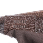 Gucci GG Canvas Leather Shoulder Bag Crossbody Messenger Business Brown — view 9