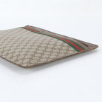 Gucci ludo GG Spuri Sherry Line Leather Secondbag Clutch — view 3