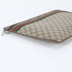Gucci ludo GG Spuri Sherry Line Leather Secondbag Clutch — view 4