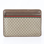 Gucci ludo GG Spuri Sherry Line Leather Secondbag Clutch