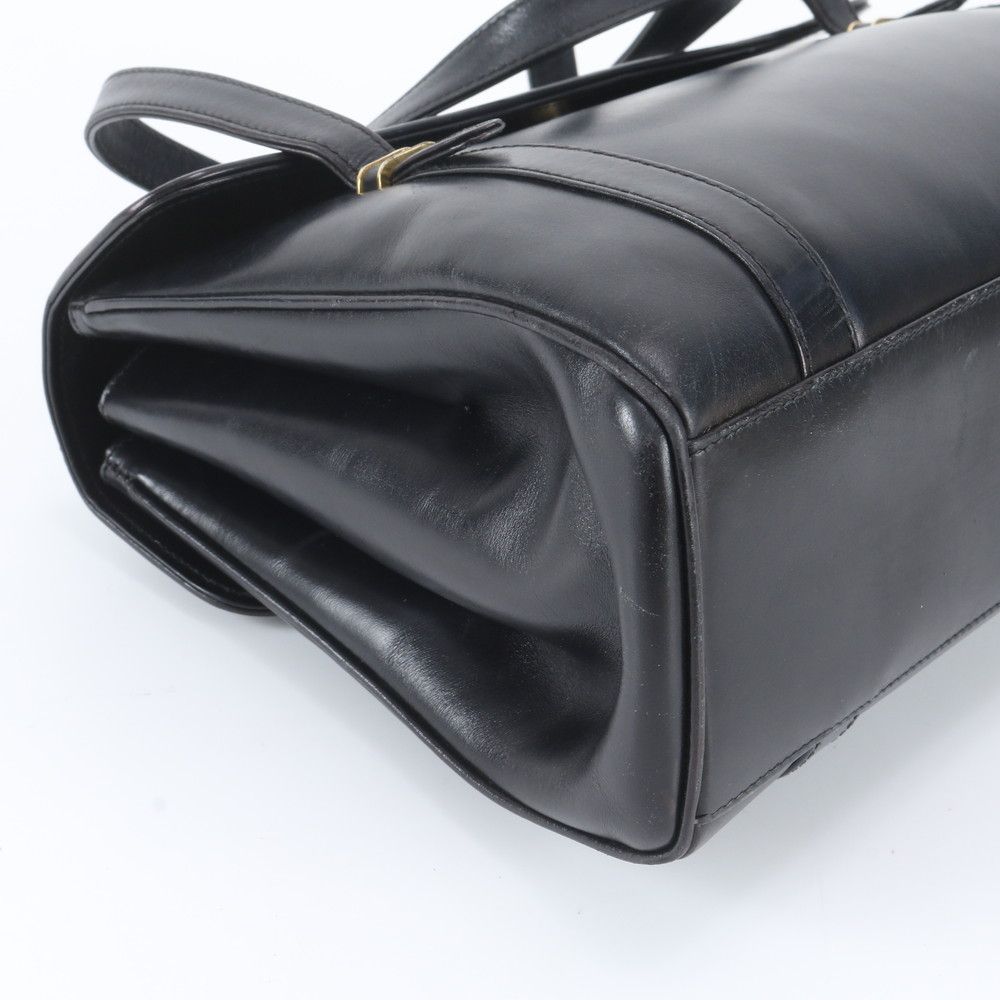 Gucci Interlocking 000 406 Leather Handbag Tote Black — view 6