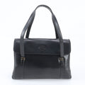 Gucci Interlocking 000 406 Leather Handbag Tote Black