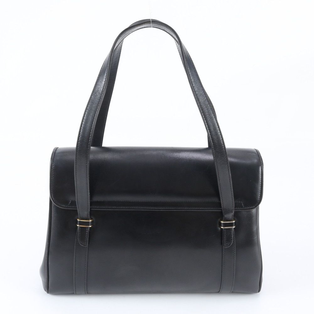 Gucci Interlocking 000 406 Leather Handbag Tote Black — view 3