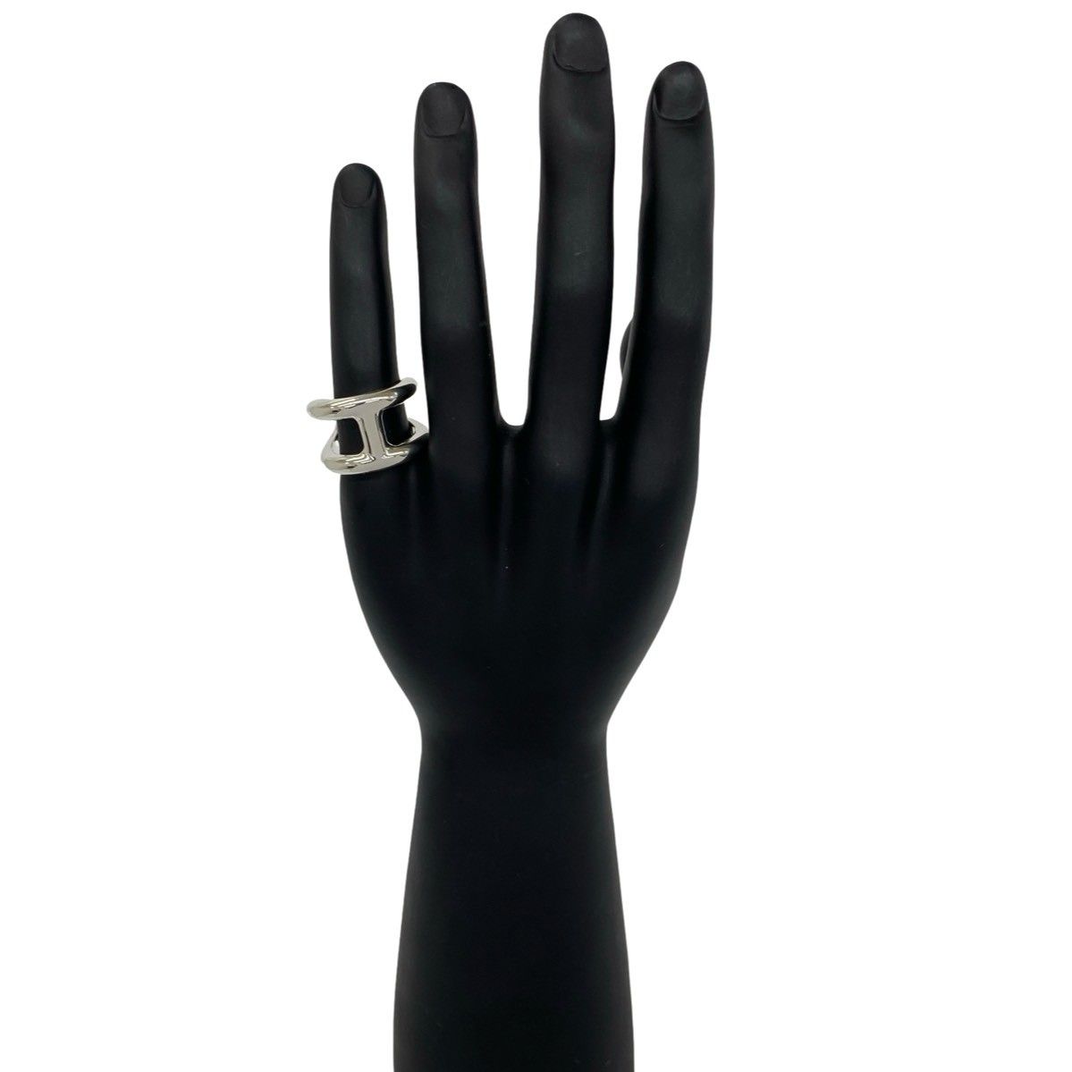 Hermes Osmose GM 925 Sterling Silver Ring — view 2