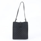 Gucci GG Canvas Leather Oneshoulder Shoulder Bag Hand Black — view 3
