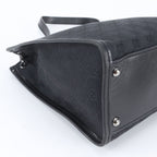 Gucci GG Canvas Leather Oneshoulder Shoulder Bag Hand Black — view 6