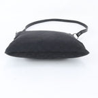 Gucci GG Canvas Leather Shoulder Bag Crossbody Messenger Black — view 5