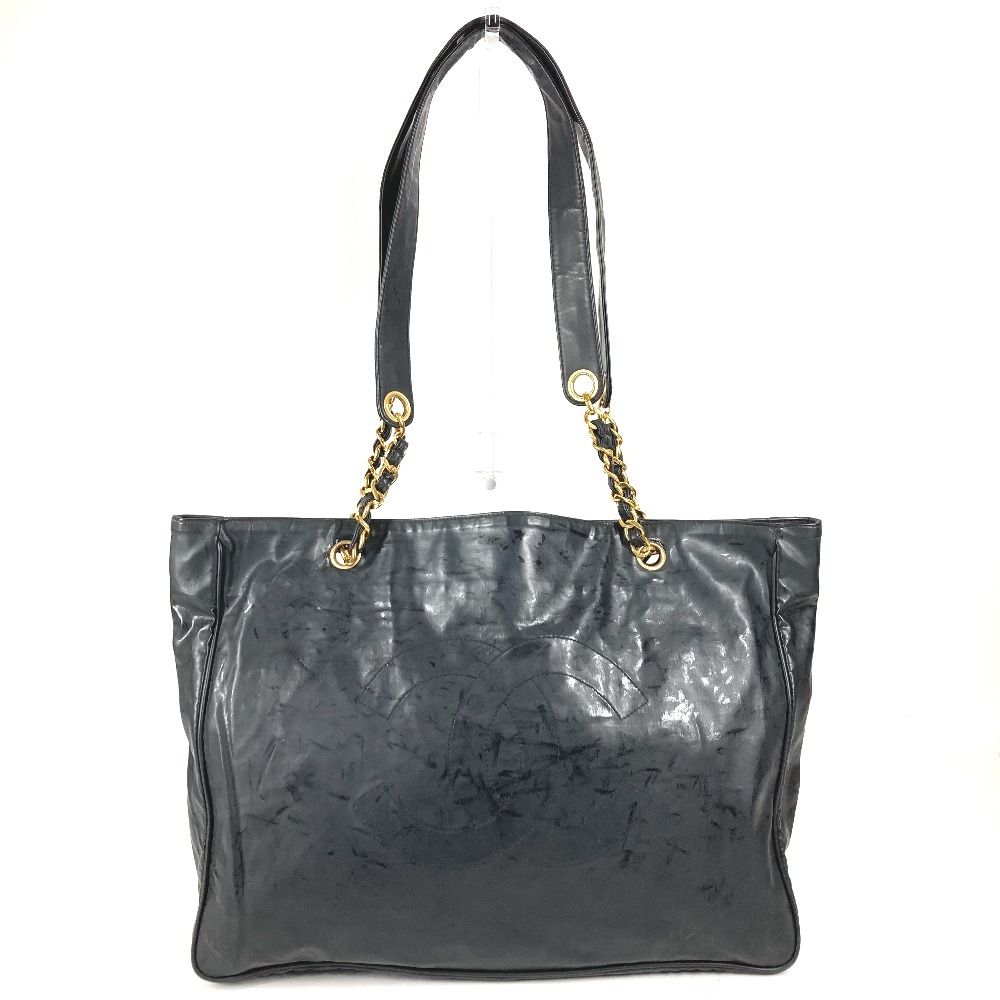 Chanel Shoulder Bag CC Logo Black