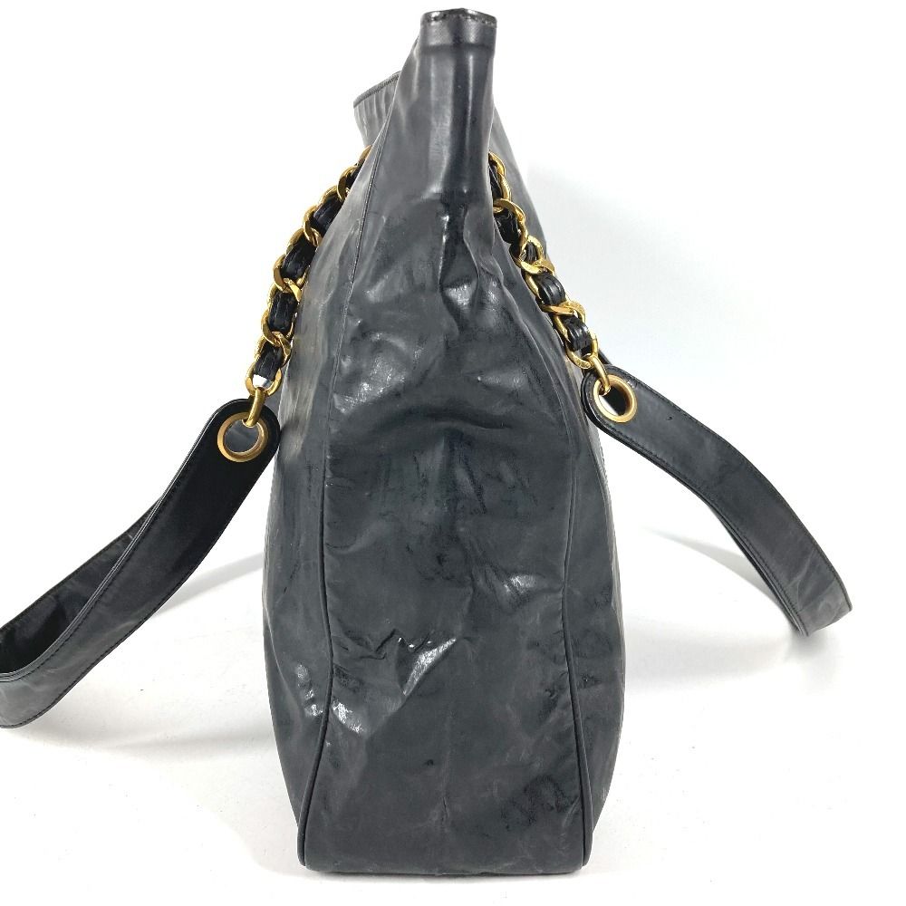 Chanel Shoulder Bag CC Logo Black — view 4