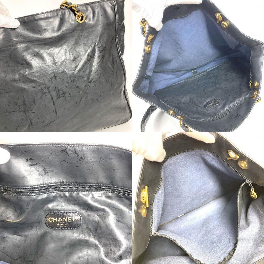 Chanel Shoulder Bag CC Logo Black — view 8