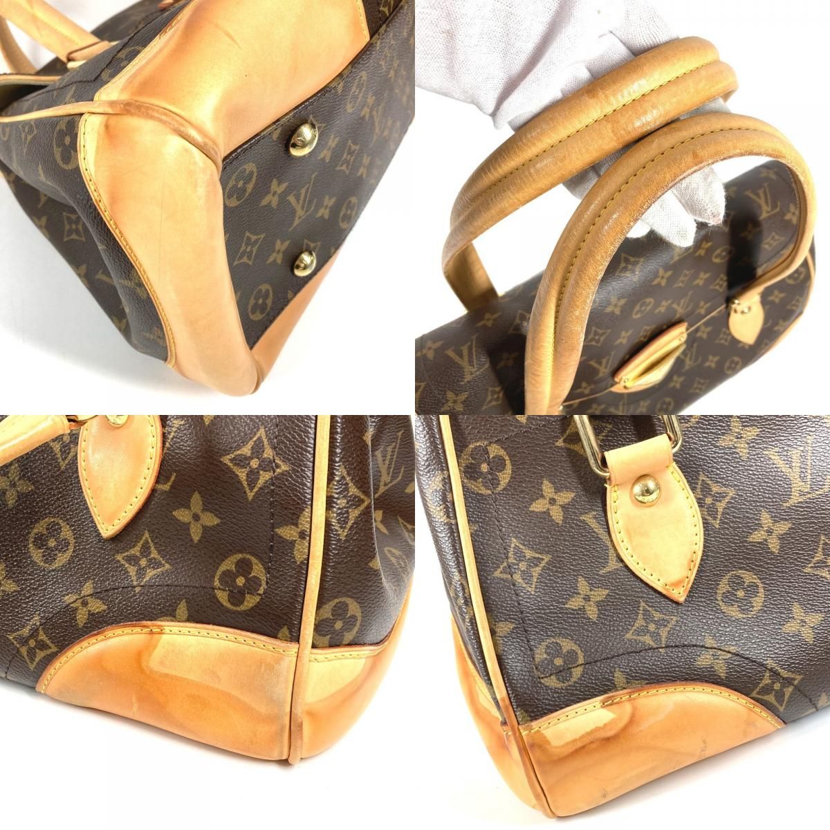 Louis Vuitton Shoulder Bag Vivari GM Monogram Canvas Brown — view 7