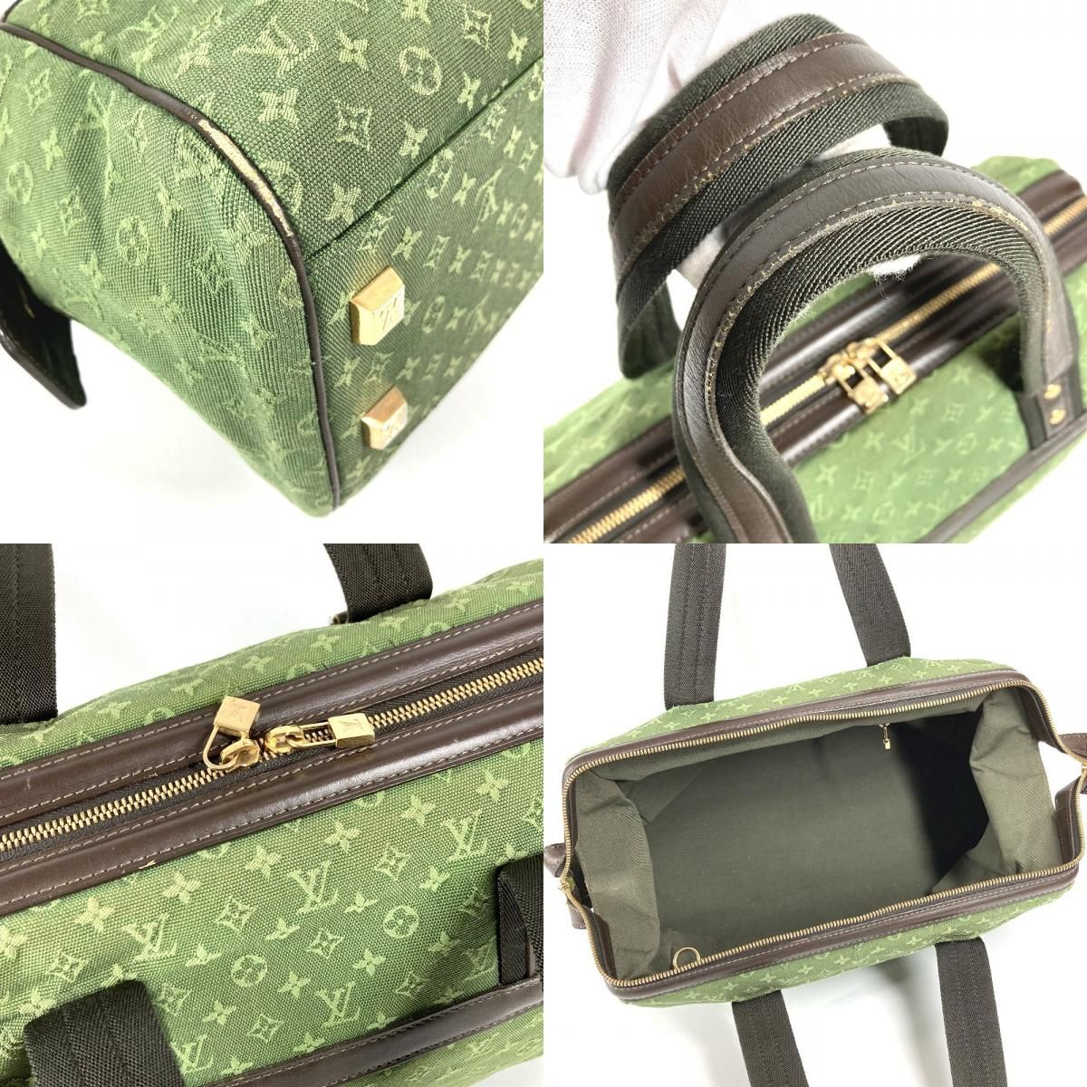 Louis Vuitton Boston Bag Josephine GM Monogram Mini Canvas Khaki — view 7