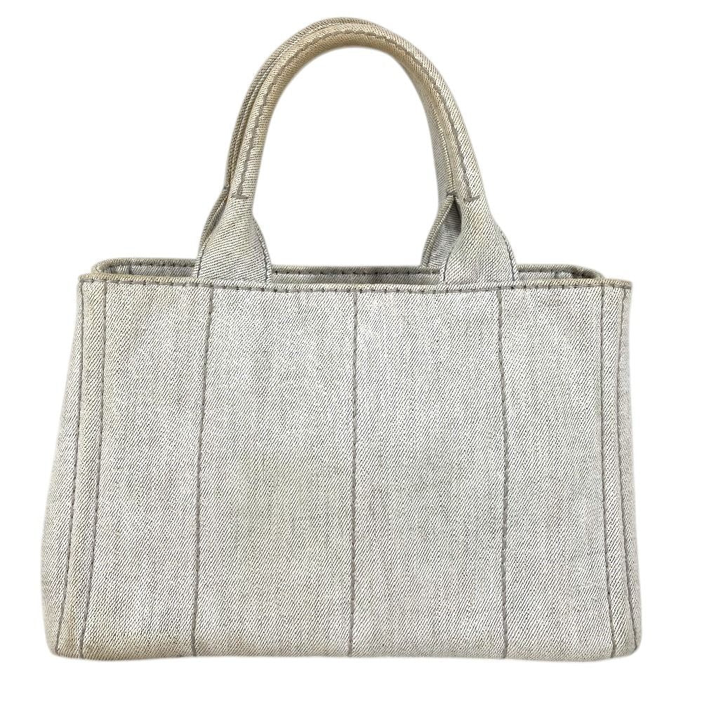 Prada Handbag Canapa Logo Canvas White — view 2